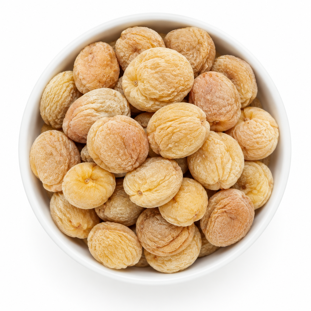 Dried Apricots in Bowl
